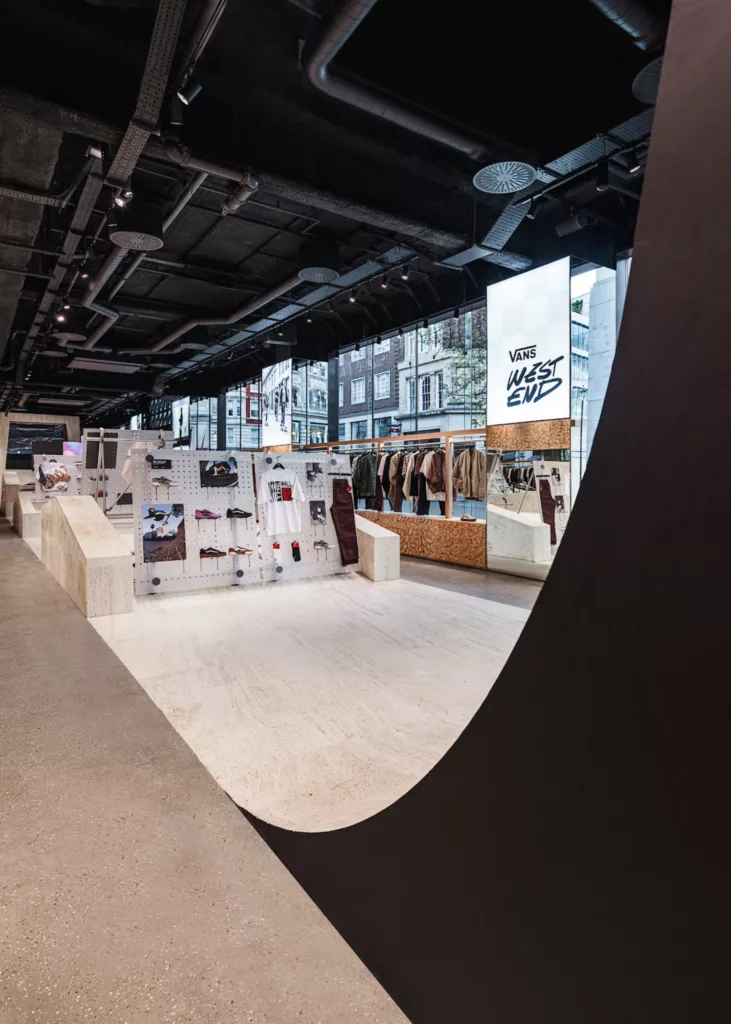 Vans Unveils Groundbreaking Concept Store in London Featuring Skateable Architecture