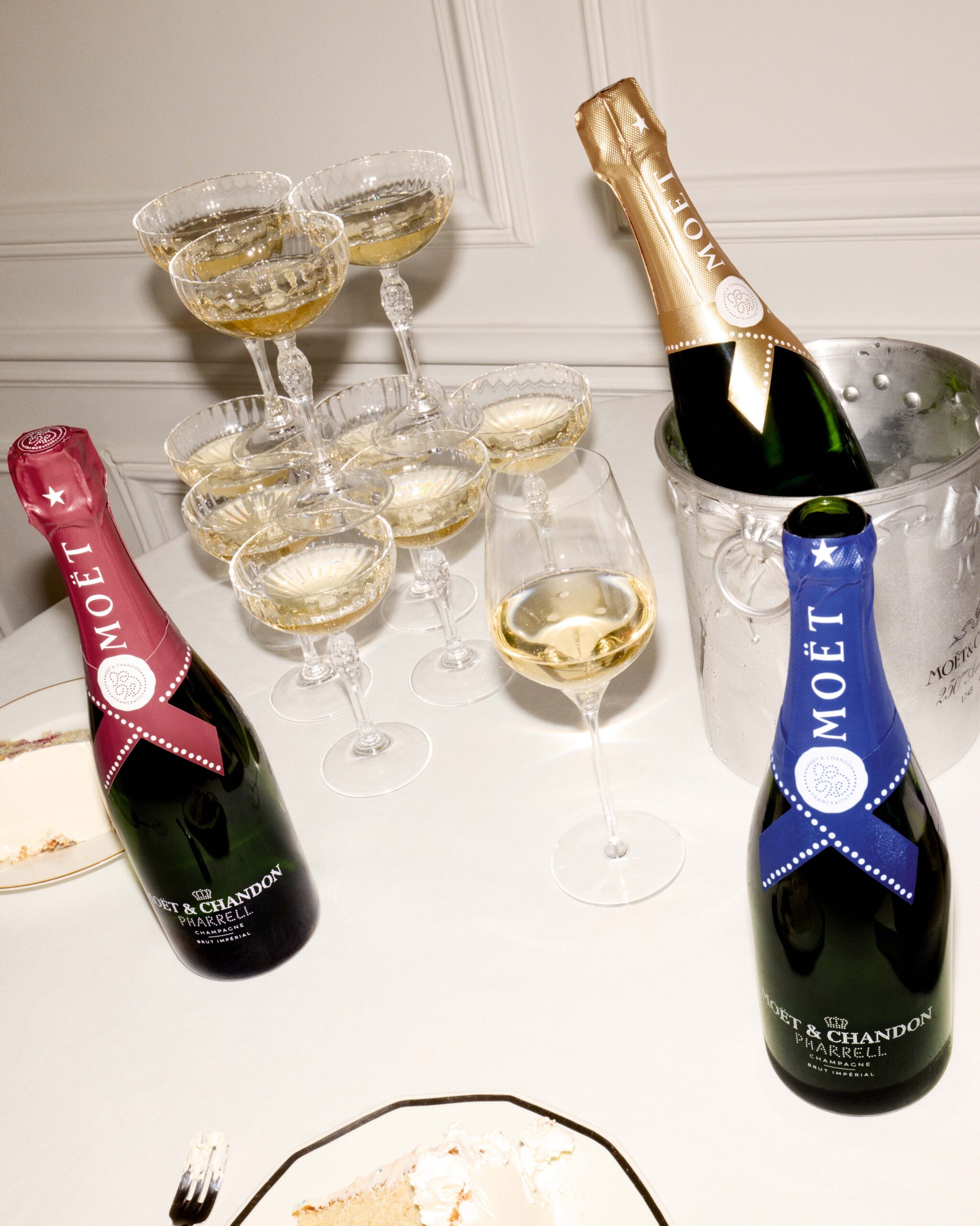 Moët & Chandon Teams Up with Pharrell Williams for an Exclusive Birthday Collection